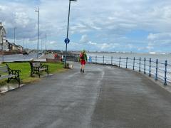 Walking the prom at Seaton Carew